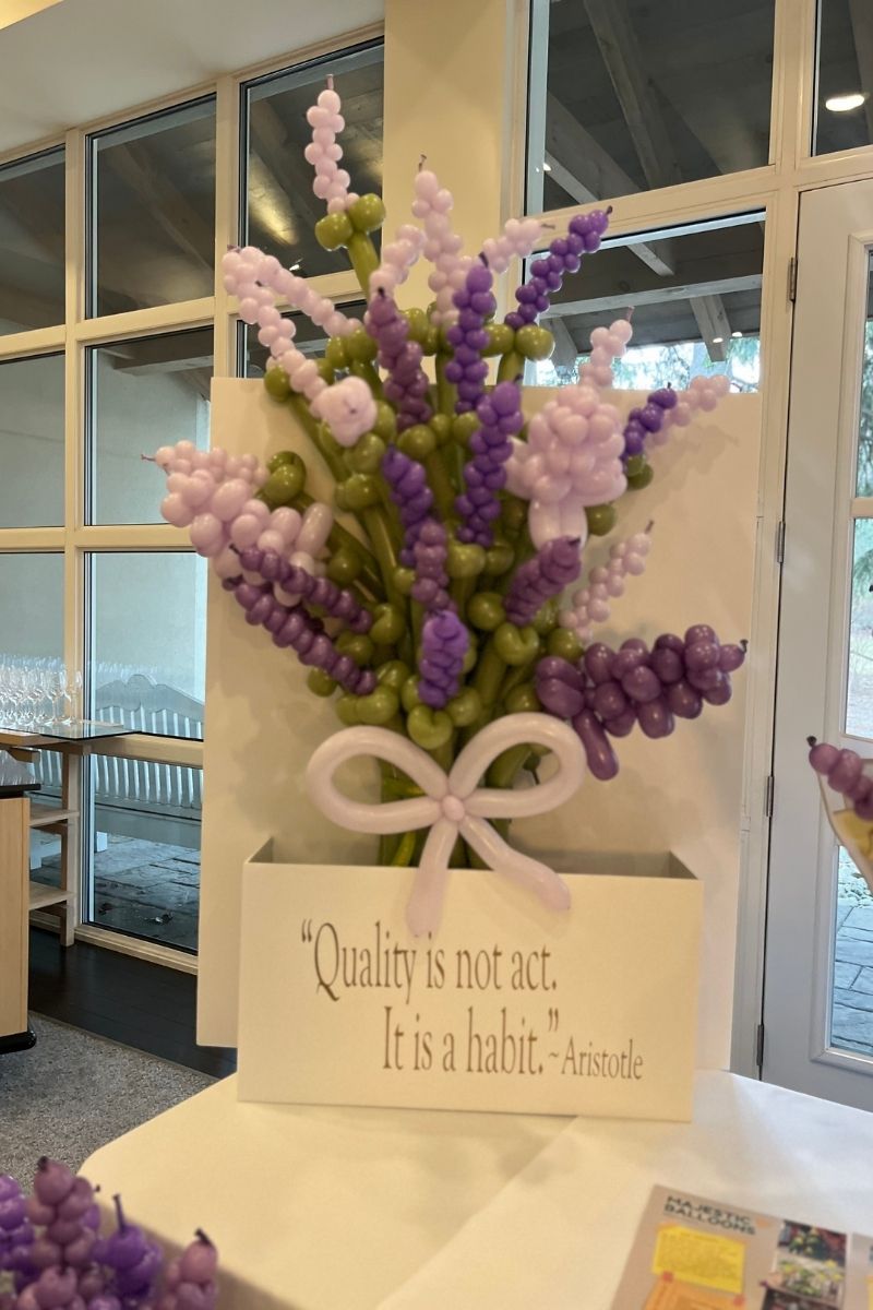Lavender Bouquet-Shaped Balloon | Majestic Balloons | Cambridge, Ontario